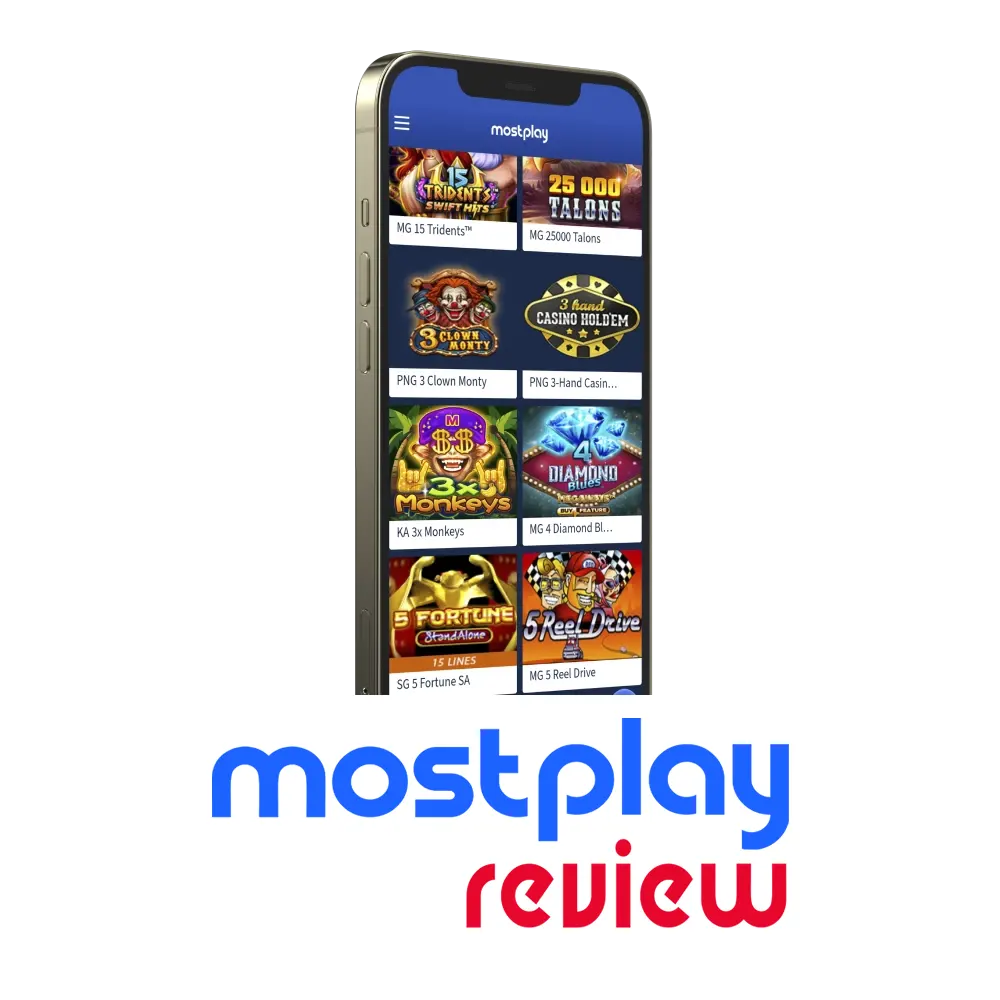 Visit the Mostplay slots page and start playing slots.