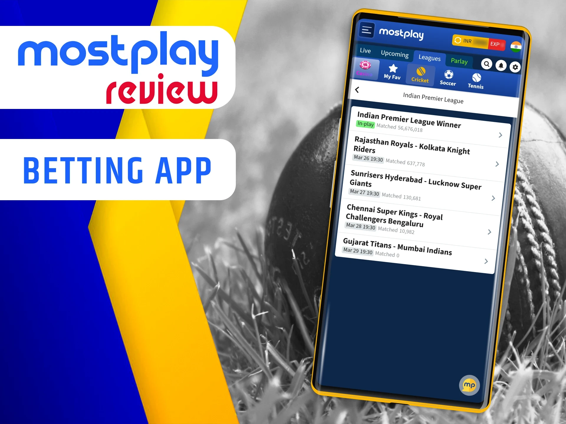 Experience convenient IPL betting on the go with the Mostplay app.